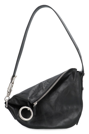 BURBERRY Stylish Black Leather Shoulder Handbag for Women