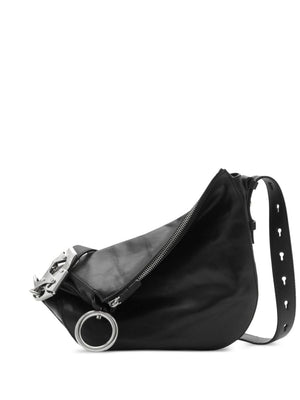 BURBERRY Stylish Black Leather Handbag for Women - SS24 Collection