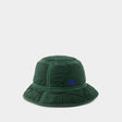 BURBERRY Quilted Bucket Hat - Khaki