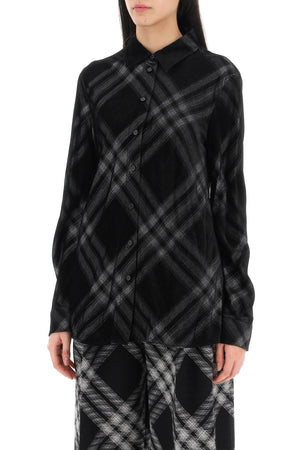 BURBERRY Faded Check Wrap Dress