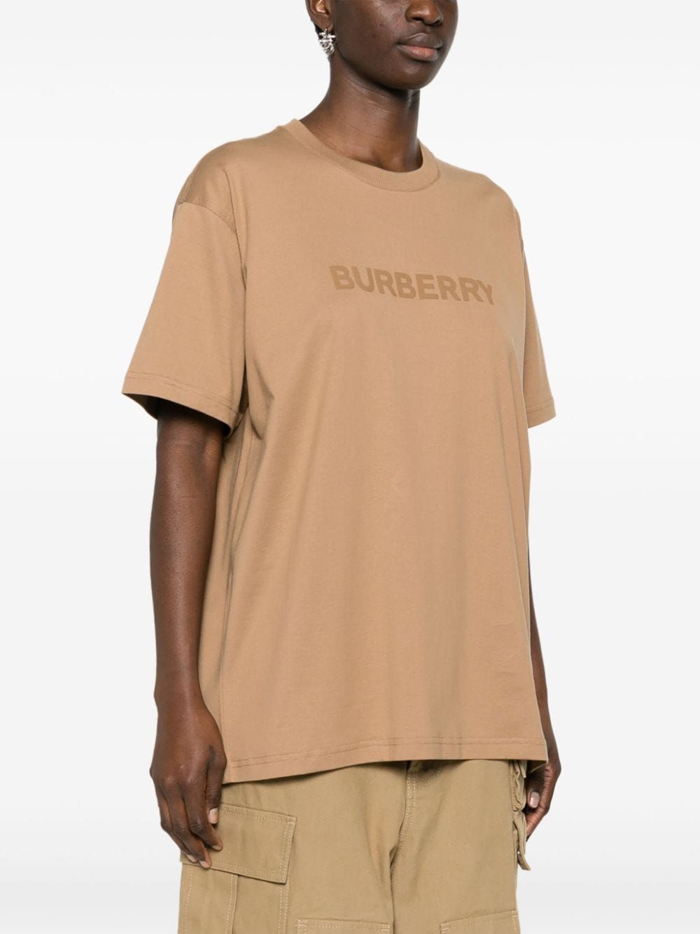 BURBERRY Camel Men's T-shirt – FW24 Collection