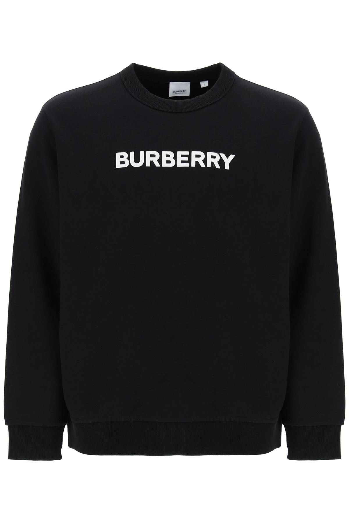 BURBERRY Men's Puff Logo Sweatshirt in Black for SS24