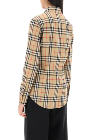 BURBERRY Lapwig Check Mini Shirt for Women