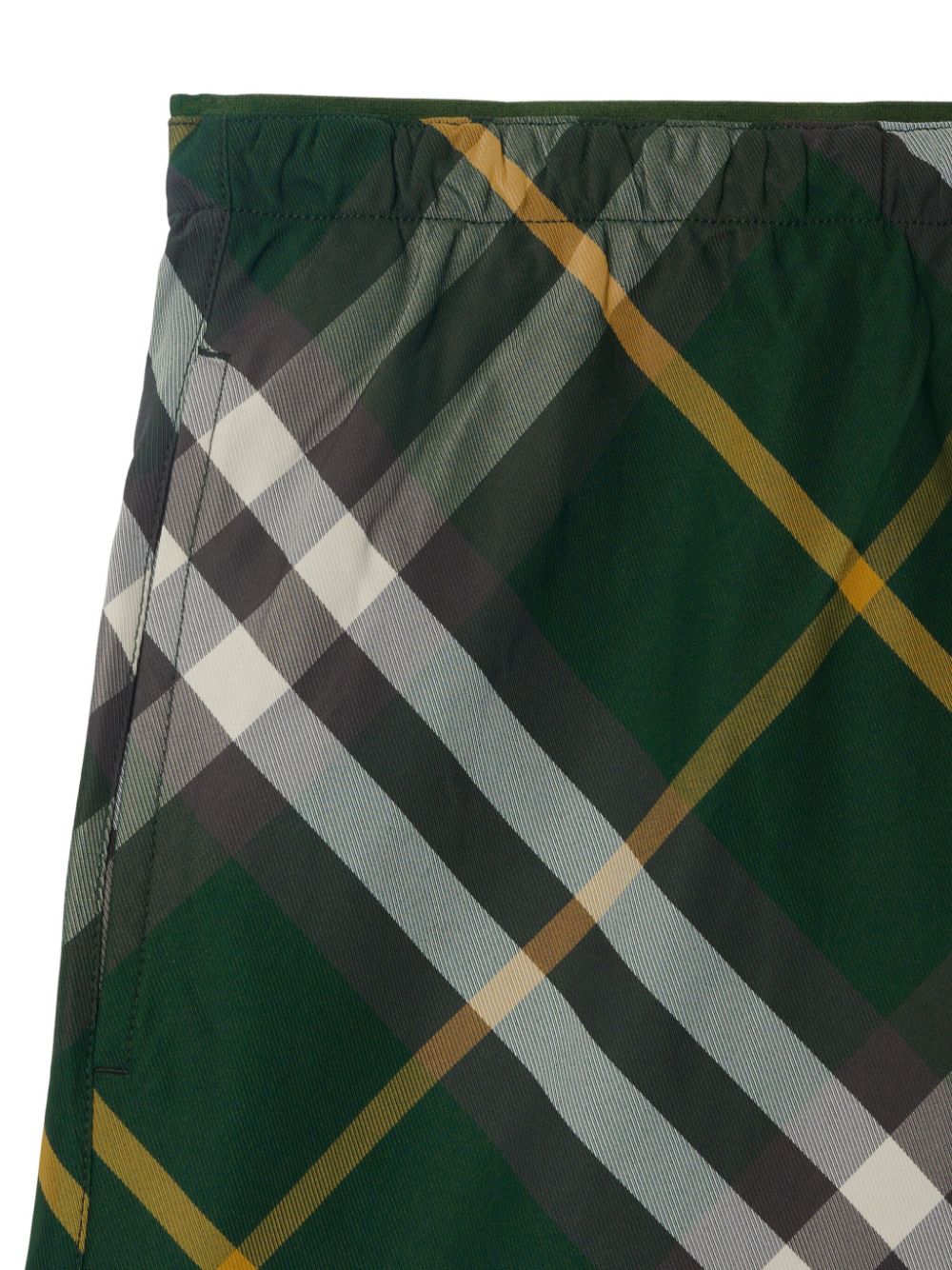 BURBERRY Green Swim Shorts for Men - SS24 Collection