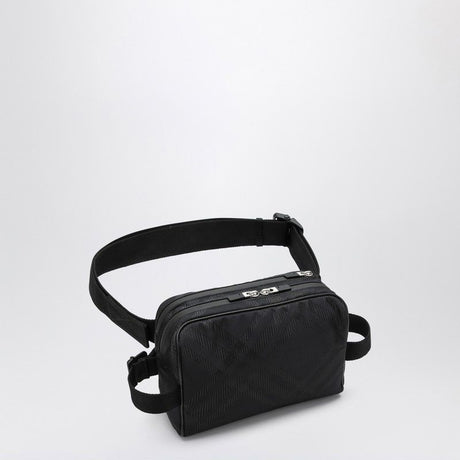 BURBERRY Elegant Black Check Mini Bumbag