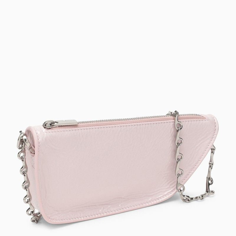 BURBERRY Micro Pink Leather Crossbody Handbag for Women