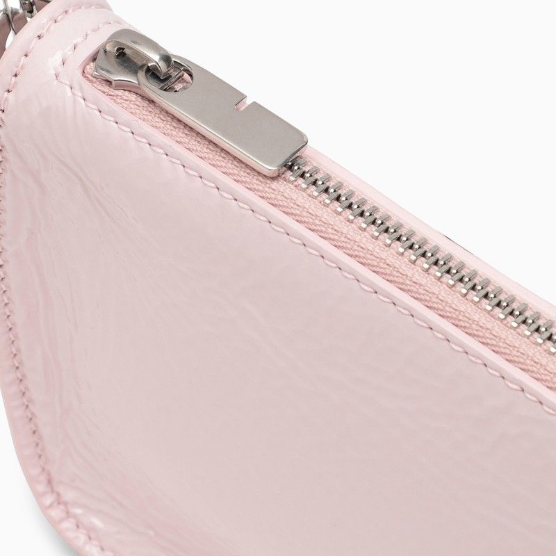 BURBERRY Micro Pink Leather Crossbody Handbag for Women