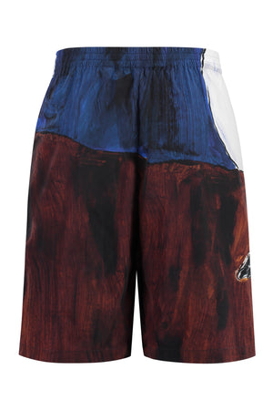 BURBERRY Men's Printed Nylon Bermuda Shorts