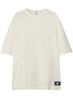 BURBERRY Neutral Cotton T-Shirt for Men: SS24 Collection