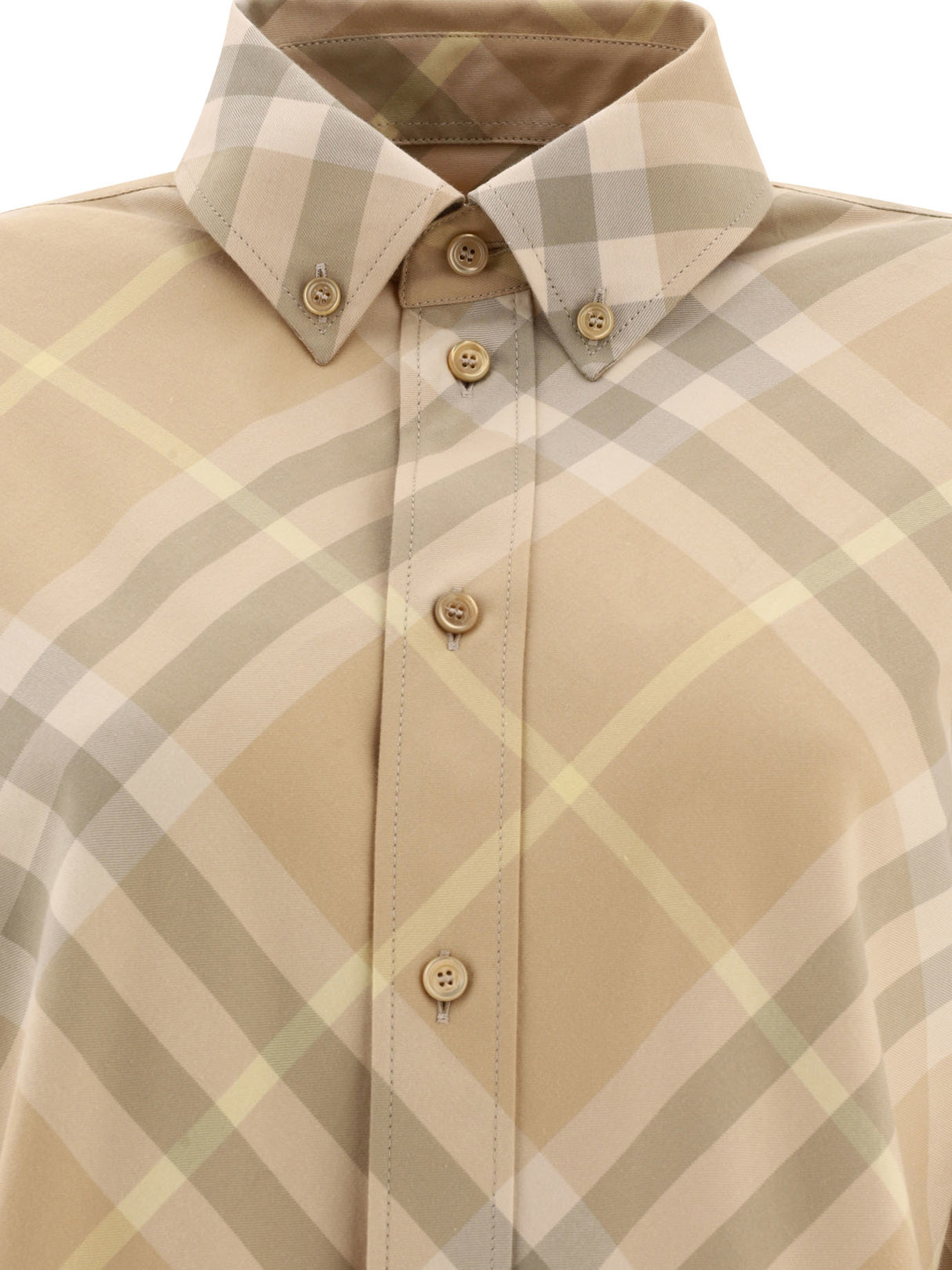 BURBERRY Checkered Cotton Shirt for Women