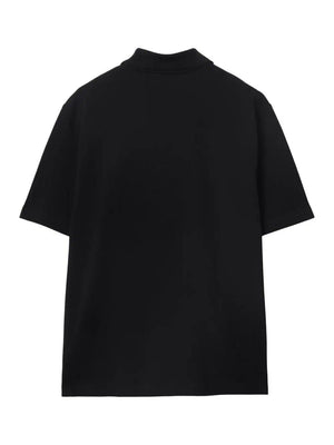 BURBERRY Stylish 24SS Black Long Top for Men