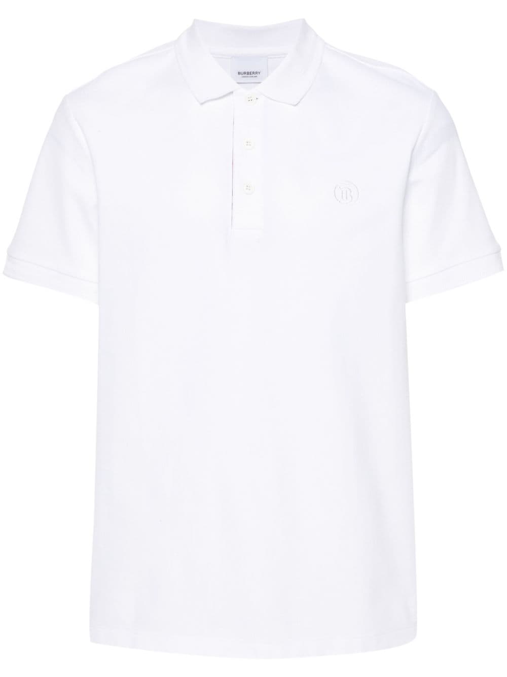 BURBERRY Eddie Organic Pique Polo Shirt - Regular Fit