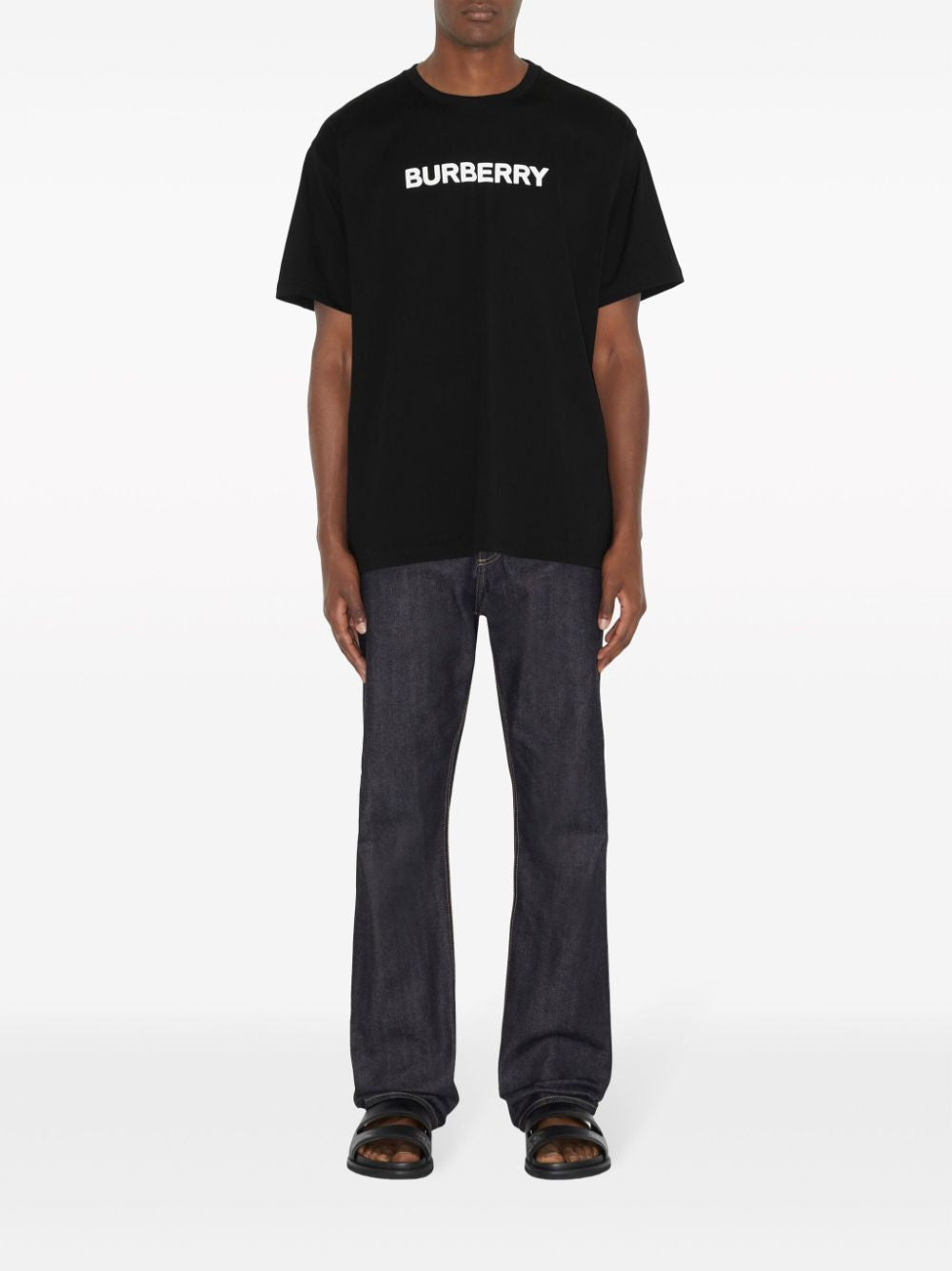 BURBERRY Men's Black T-Shirt for FW24