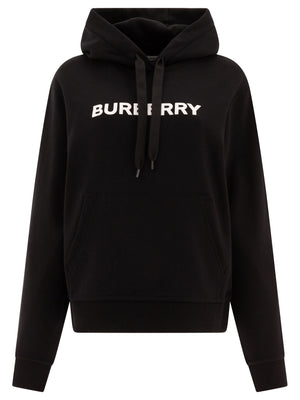 BURBERRY Logo Hoodie in Relaxed Fit for Women