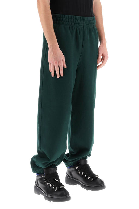 Quần Sweatpants Cotton Nặng Nam đính kèm chữ EKD màu Xanh lá cây cho Mùa Xuân-Hè 24