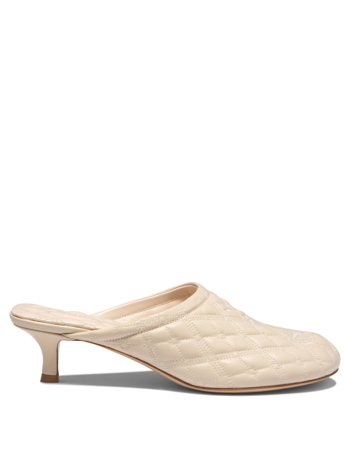 BURBERRY Tan Leather Pumps for Women - Spring/Summer 2024 Collection