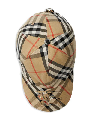 BURBERRY Classic Check Baseball Cap for Men