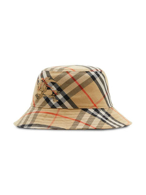 BURBERRY Vintage Check Pattern Bucket Hat for Men