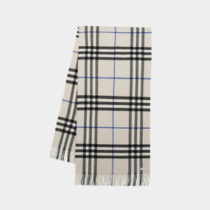 BURBERRY Luxurious Giant Check Cashmere Scarf