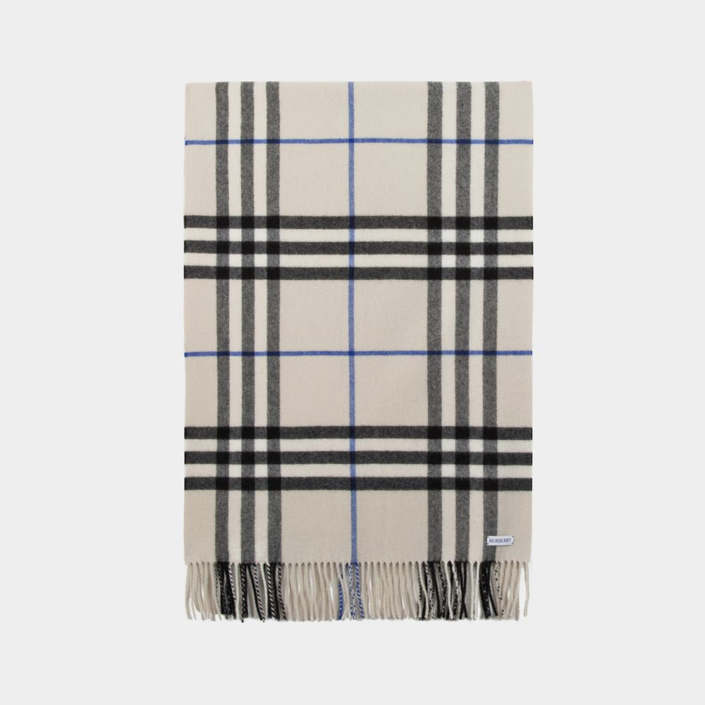 BURBERRY Luxurious Giant Check Cashmere Scarf