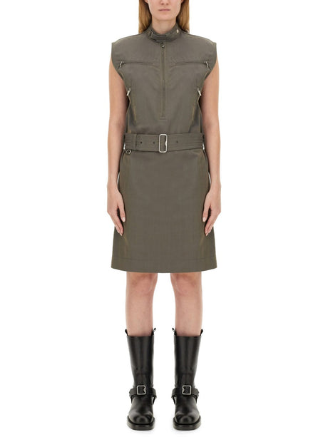 BURBERRY Linen Mini Dress - Size 8 UK