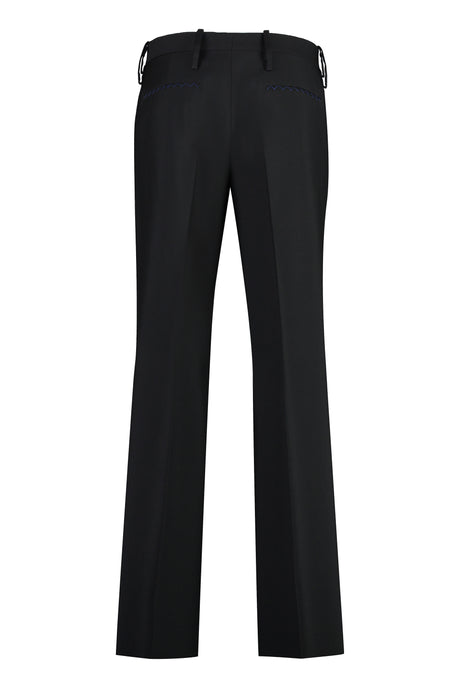 BURBERRY Classic Black Wool Trousers for Men - SS24