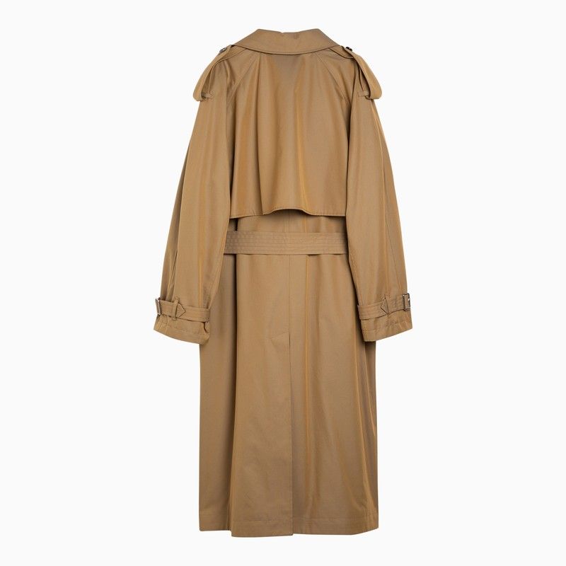 Áo khoác Trench màu nâu cổ điển cho nam