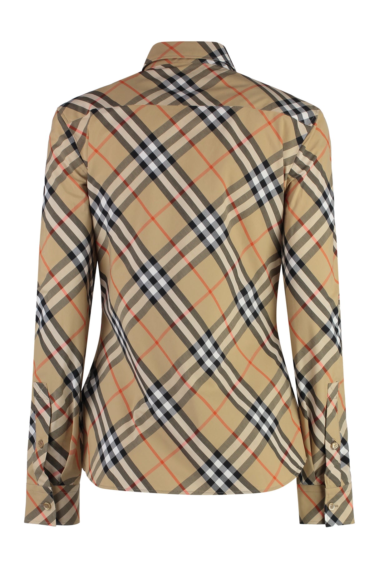 BURBERRY Checkered Cotton Button-Up Shirt