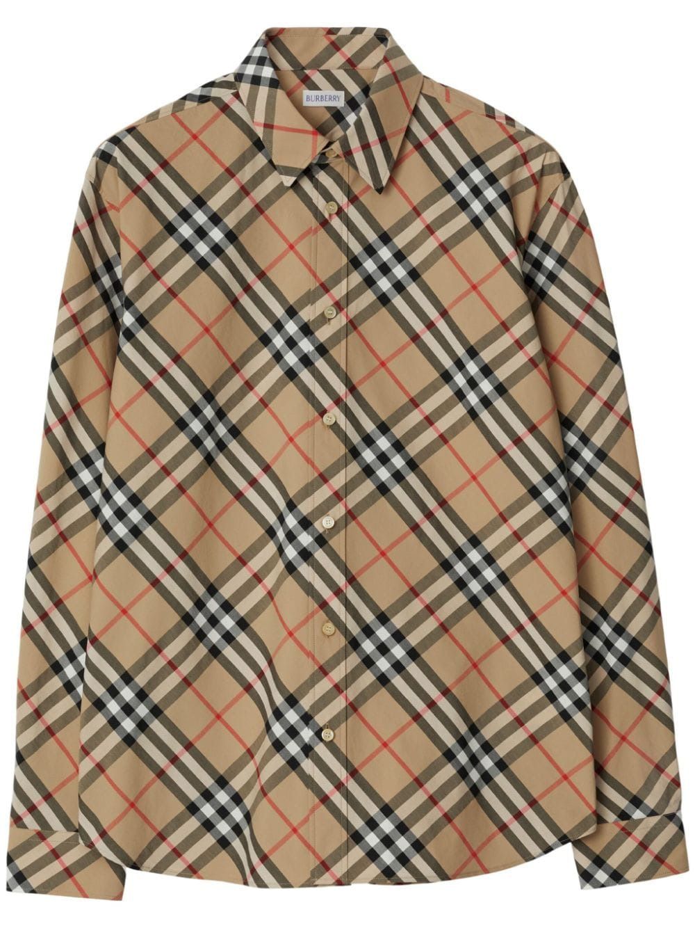 BURBERRY Classic Sand Cotton Shirt