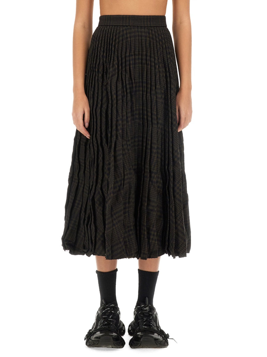 BALENCIAGA Elegant Pleated Skirt - Size 40