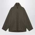 BALENCIAGA Oversized Heavy Cotton Green Hooded Jacket for Men