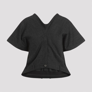 BALENCIAGA Tailored Women's Wool Top