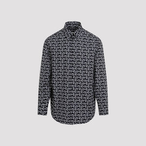 BURBERRY Classic Black Cotton Shirt for Men