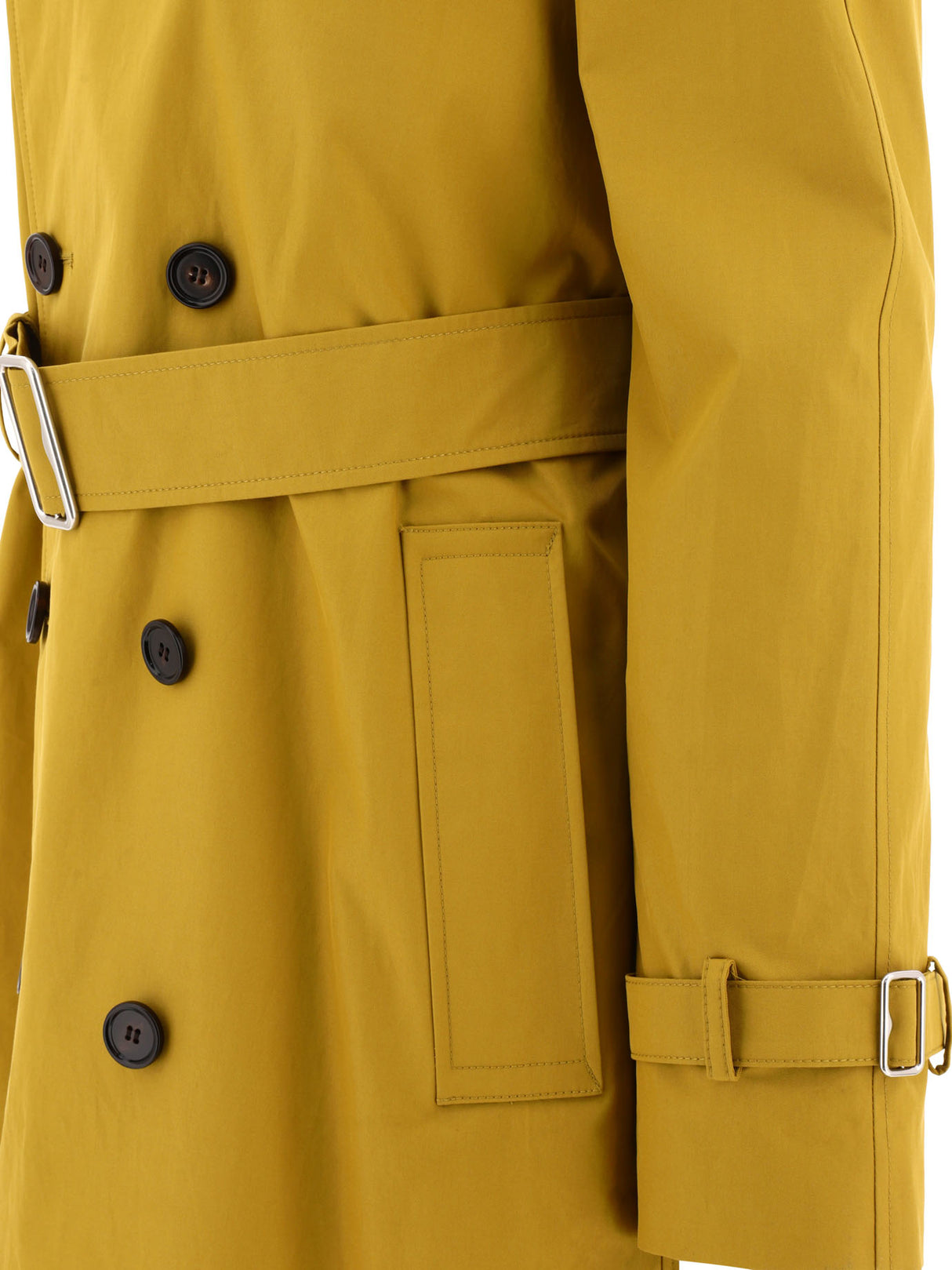 BURBERRY Yellow Trench Coat for Women - 2024 Spring/Summer Collection