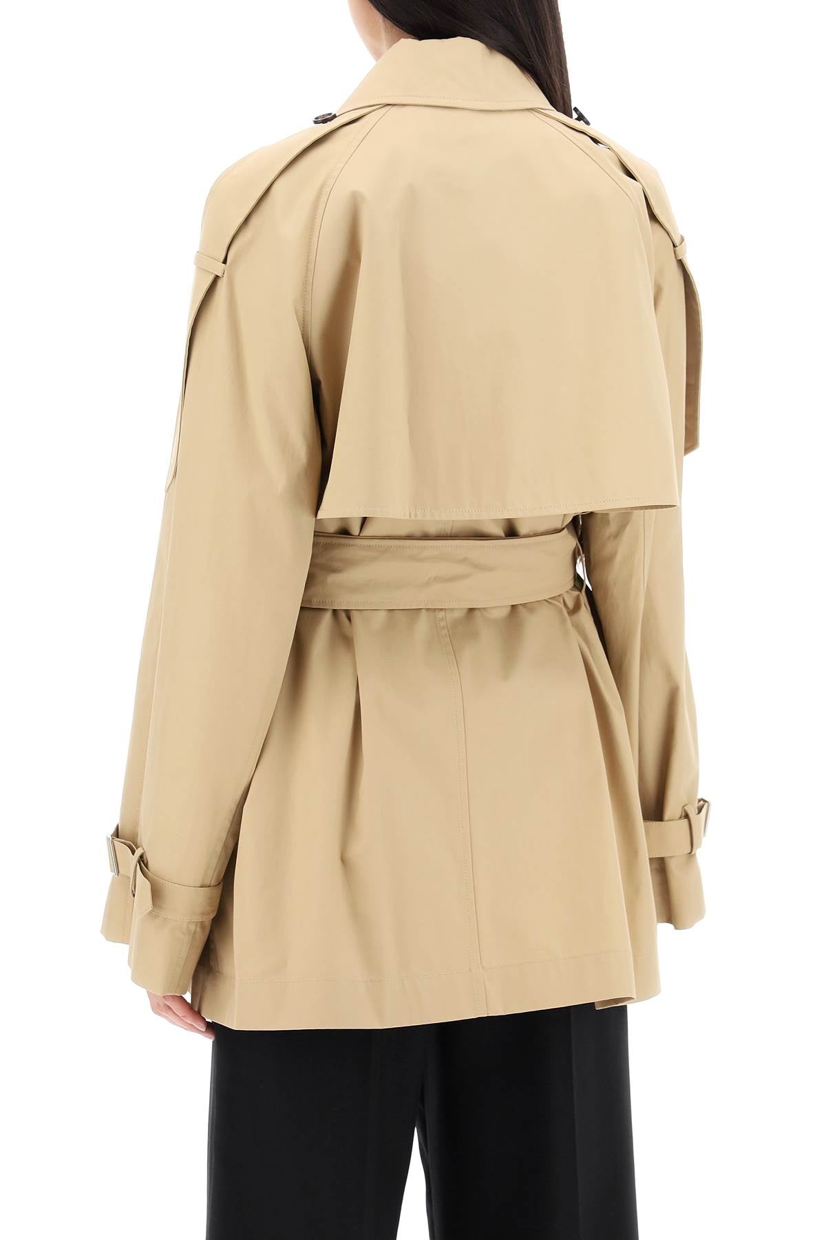 BURBERRY Elegant 24SS Trench Coat for Women in Flax Color