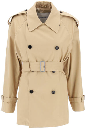 BURBERRY Elegant 24SS Trench Coat for Women in Flax Color