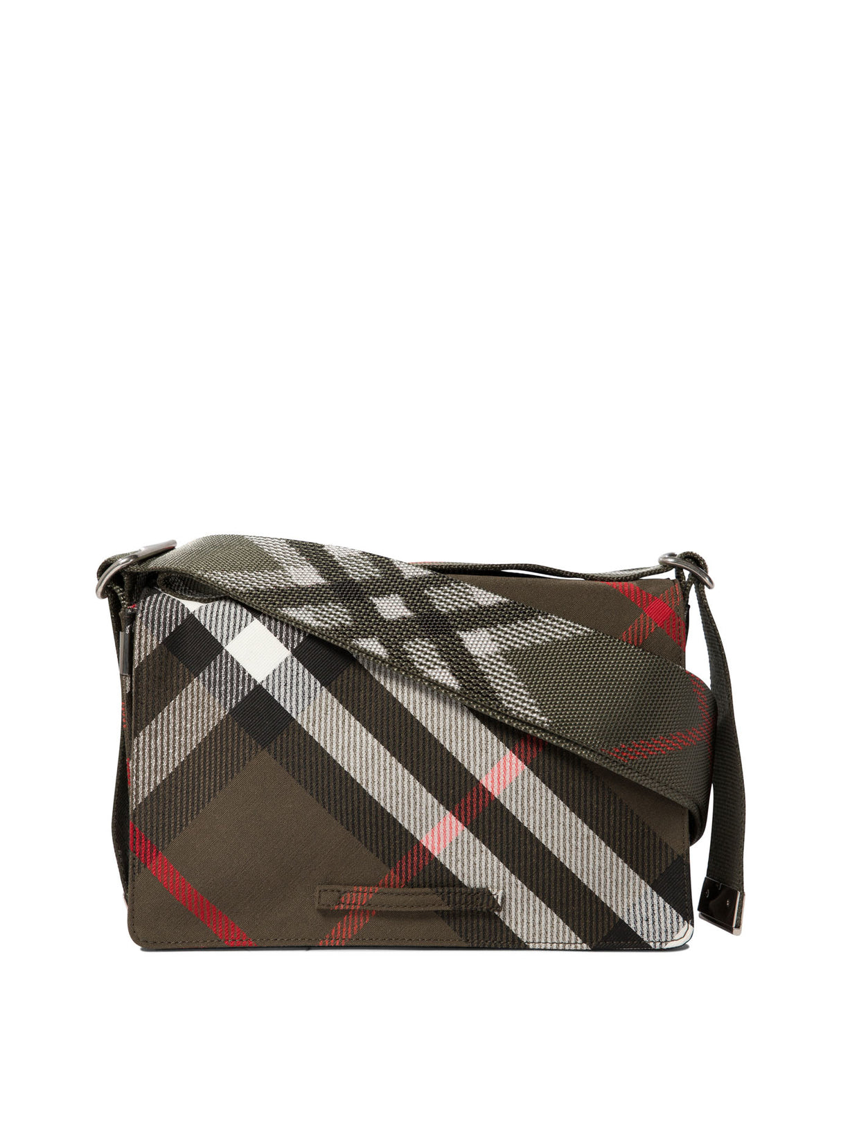 BURBERRY Checkered Trench-Inspired Mini Handbag