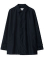 BURBERRY Classic Navy Gabardine Trench Jacket for Men