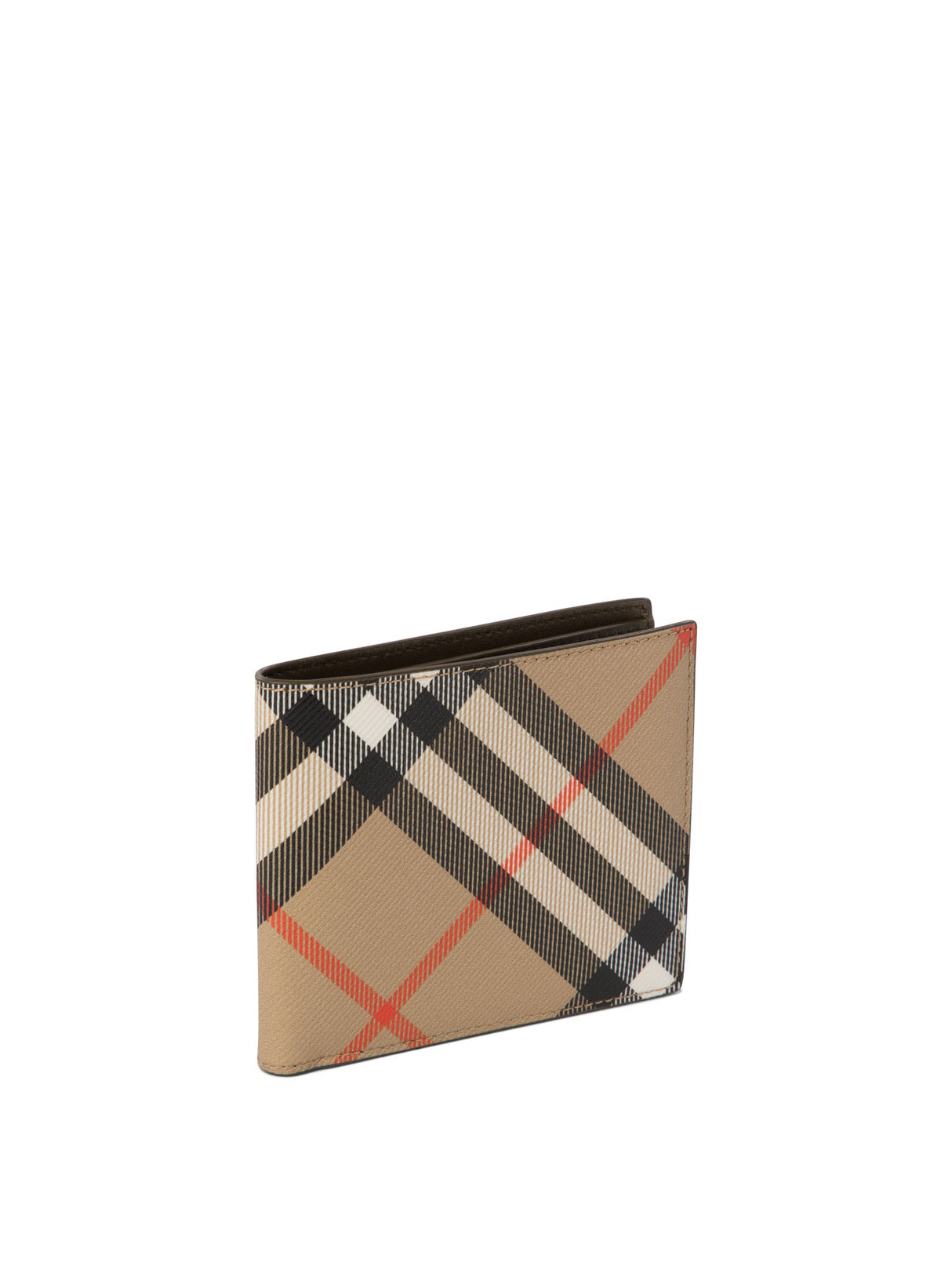 BURBERRY Elegant Leather Bi-fold Wallet