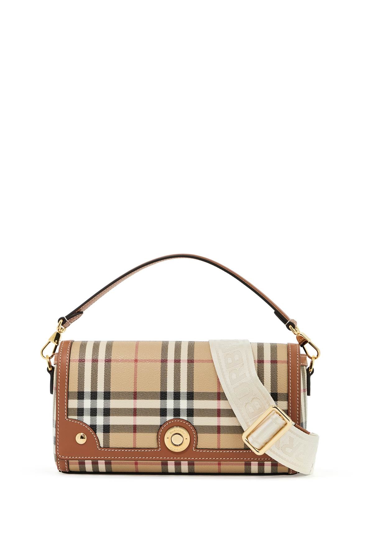 BURBERRY SHOULDER Handbag WITH CHECK PATTERN NOTES
