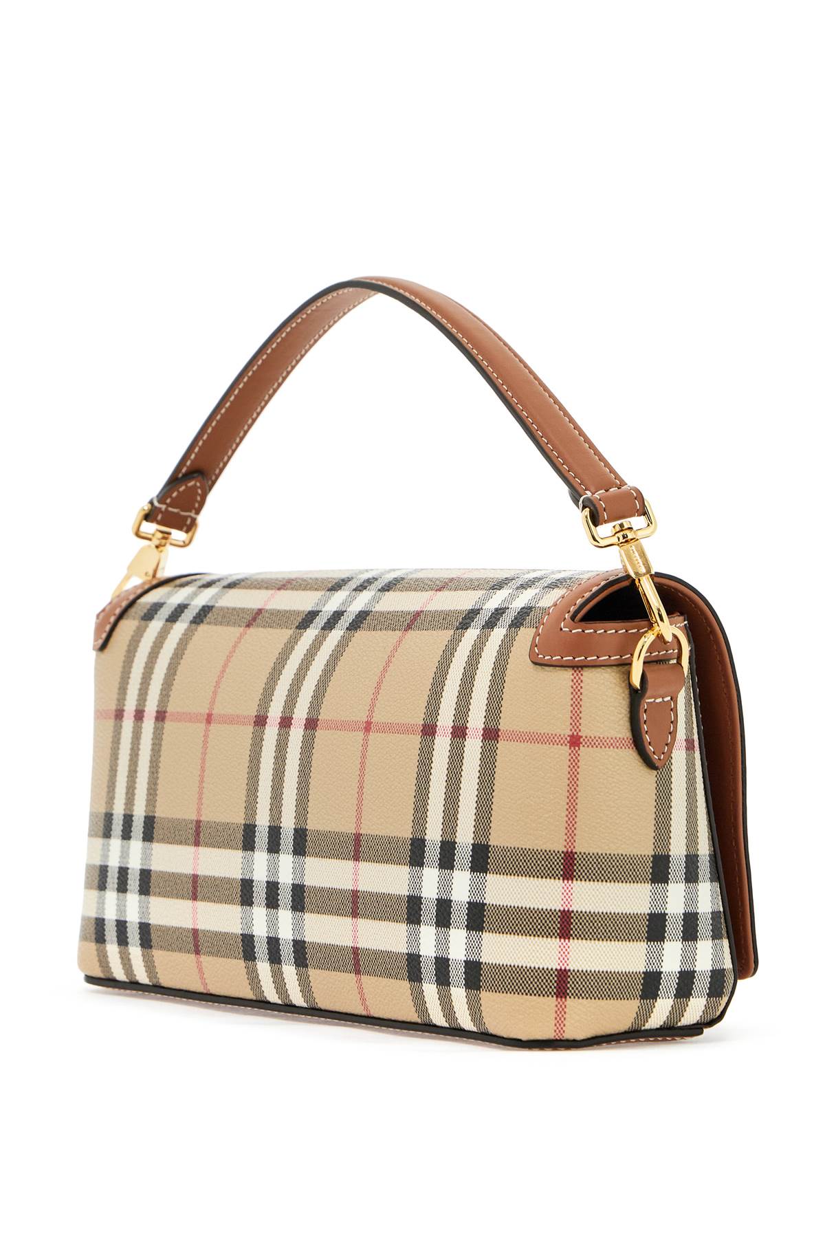 BURBERRY SHOULDER Handbag WITH CHECK PATTERN NOTES