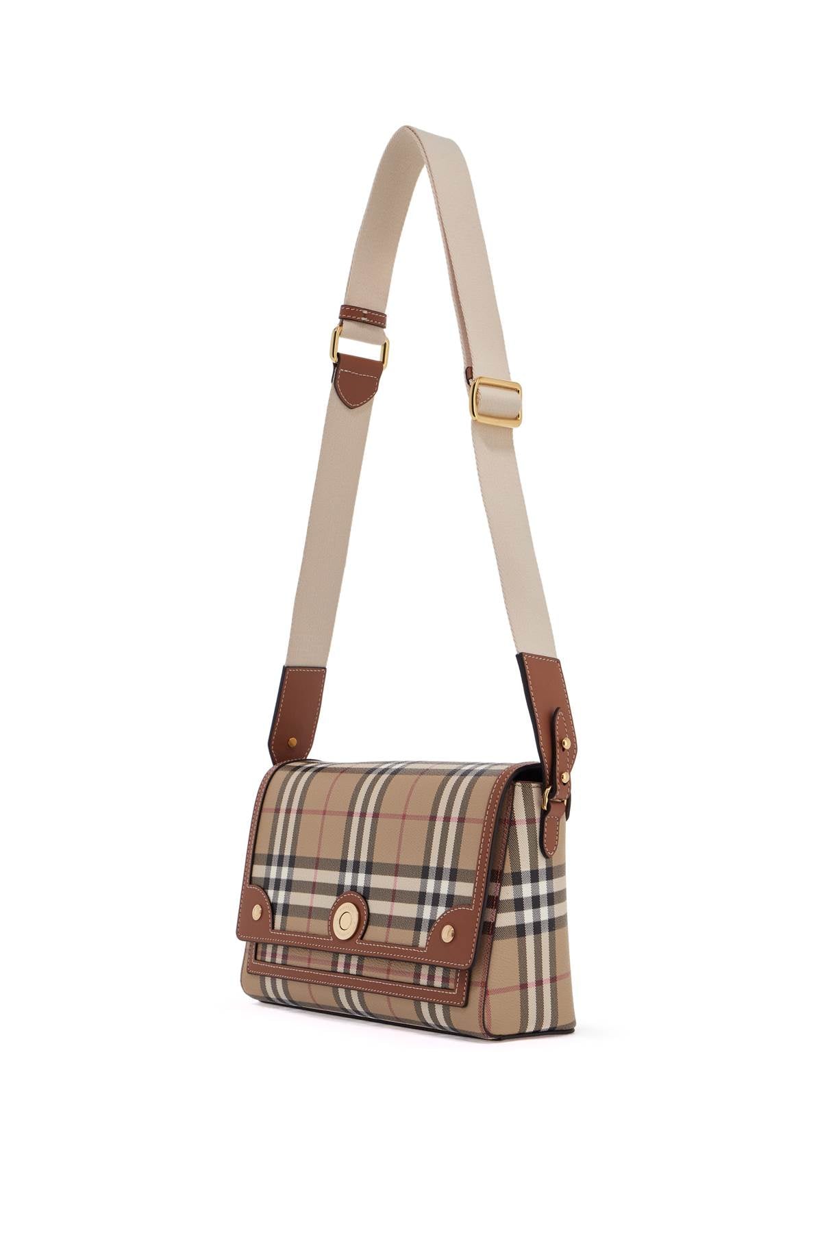 BURBERRY Mini Iconic Check Pattern Shoulder Handbag