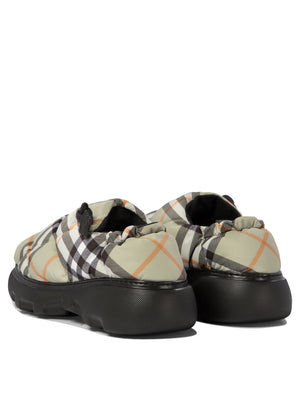 BURBERRY Elegant Quilted Check Slippers