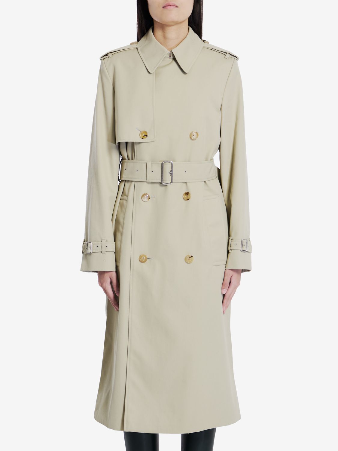 BURBERRY Lightweight Khaki Trench Jacket for Women