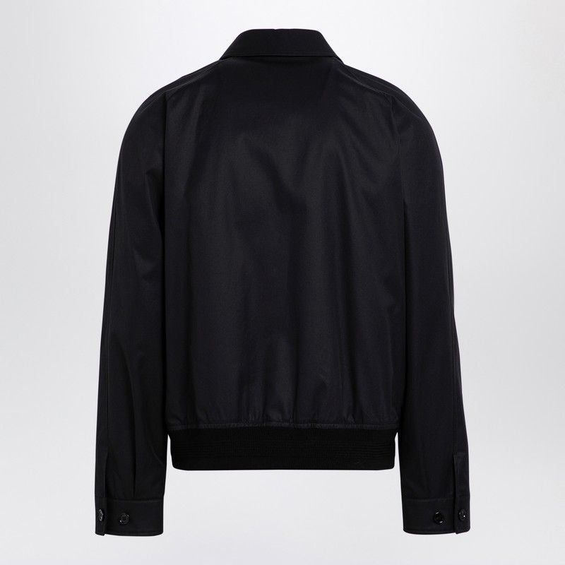 BURBERRY Classic Black Harrington Jacket for Men