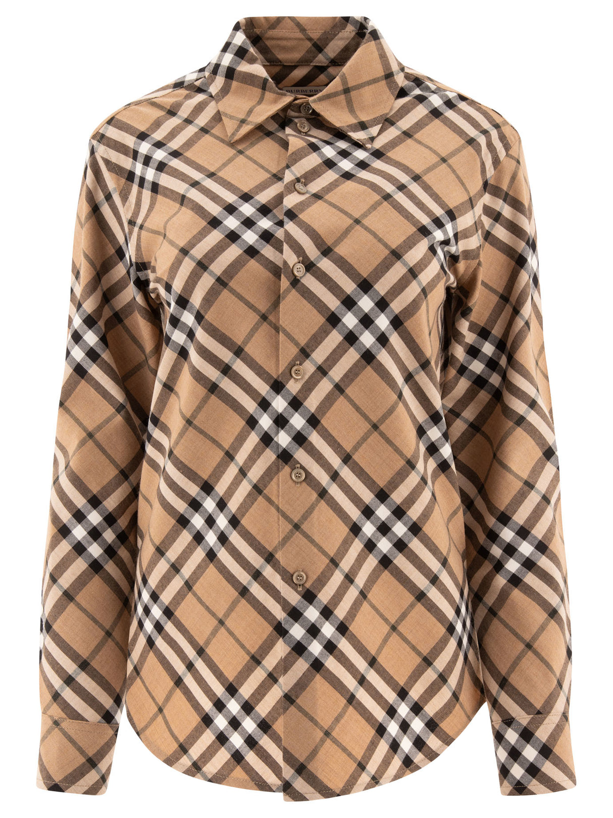 BURBERRY Classic Check Wool Blend Shirt