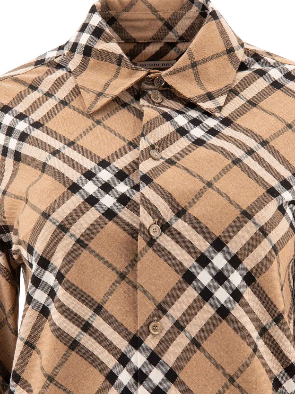 BURBERRY Classic Check Wool Blend Shirt