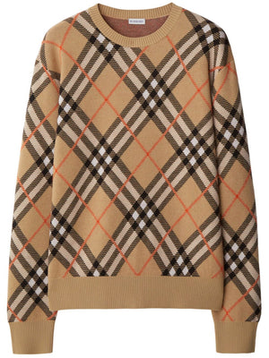 BURBERRY Vintage Check Wool Jumper for Women