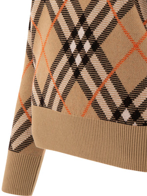 BURBERRY Classic Check Wool-Blend Sweater