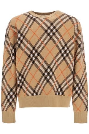 BURBERRY Classic Check Crewneck Sweater